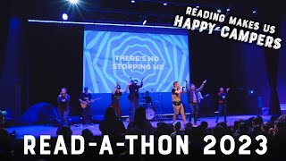 ReadAThon 2023 Reading Makes Us Happy Campers [upl. by Tniassuot]