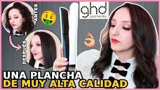 PLANCHA GHD PLATINUM  PRUEBA EN CABELLO RIZADO  Lau Kudo [upl. by Aesoh]