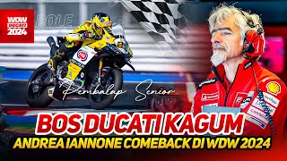 ANDREA IANNONE COMEBACK🔥SUKSES POLE POSITION DIBEKALI MESIN GANAS PANIGALE V4 BARUBOS DUCATI KAGUM [upl. by Assitruc]