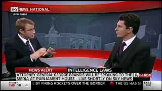 Scott on Lunchtime Agenda talking ASIO laws July 16 2014 [upl. by Niawd]