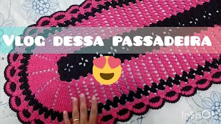 passadeira simples e econômica passadeira de crochê 🧶 [upl. by Betthezel]