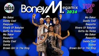 BONEY M Greatest Hits Megamix 2024  Ma Baker Daddy Cool Rasputin [upl. by Oakes137]