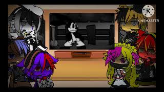 【fnaf au】 fnaf react to wednesdays infidelity oswald [upl. by Notsirb]