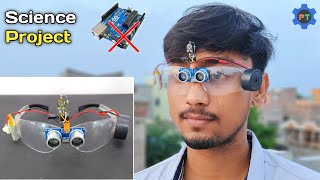 Smart Glasses For Blind Without Arduino  Best Science Project  Third Eye For Blind [upl. by Cooperstein]