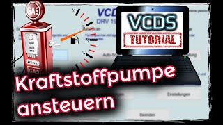 VCDS Kraftstoffpumpe ansteuern System entlüften [upl. by Eciram959]