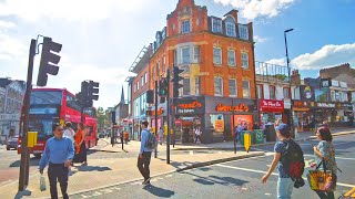 A London Summer Walk in Ealing  West Ealing to Ealing Broadway in London England  4K [upl. by Schinica]