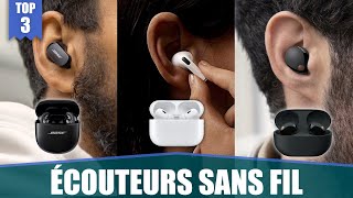 LES MEILLEURS ÉCOUTEURS SANS FIL BLUETOOTH  TOP 3 COMPARATIF [upl. by Hnaht]