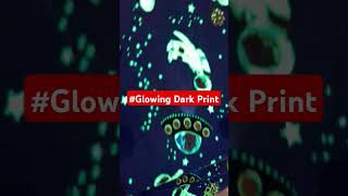 How can see the glowing dark colors with print on rotary Printing Machine [upl. by Butterfield918]