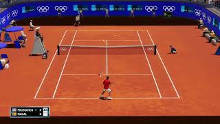 M Fucsovics vs R Nadal OG Paris 2024 132  AO Tennis 2 Gameplay aotennis2 AO2 [upl. by Barth]