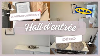 🌟 DÉCO HALL DENTRÉE  INSTALLATION MEUBLE À CHAUSSURES IKEA 🌟 [upl. by Nomed]