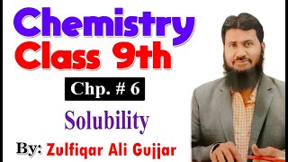 Solubility  Solutions  Chapter 6  9th Class Chemistry [upl. by Olivia]