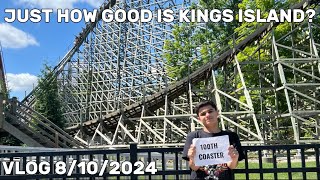 KINGS ISLAND IS INCREDIBLE  Vlog 8102024 [upl. by Zeuqcaj]