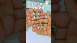 Diy Earrings Making At Home 😱😮 Diy Earrings Studs shorts trending ytshort cristianoronaldo [upl. by Yesmar]