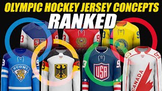 Olympic Hockey Jersey Concepts Ranked 116 [upl. by Anillek]