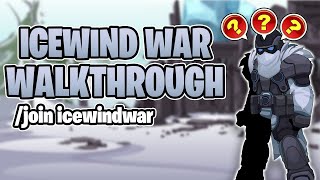 Icewind War Quest Walkthrough join icewindwar  AQW [upl. by Ytirehc]