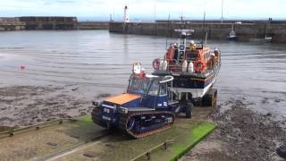 Anstruther lifeboat launch [upl. by Aliemaj]