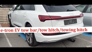 Audi etron EV tow bar  tow hitch towing hitch Shut Up and Take My Money Music video no talk [upl. by Ilegna]