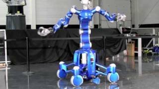 Rollin Justin Robot Catches Balls Tossed in its Direction [upl. by Ilbert311]