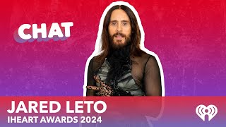 Jared Leto on Introducing NEW Fans to Thirty Seconds to Mars and his Movies  iHeart Awards 2024 [upl. by Asyral]