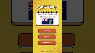 What is the capital of Pitcairn Island london british quiz capitaltrivia quizgame [upl. by Rozalie]