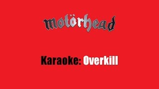 Karaoke Motörhead  Overkill [upl. by Susann574]