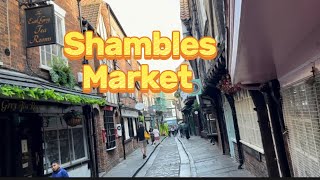 The Shambles Market York UK [upl. by Eniwtna893]