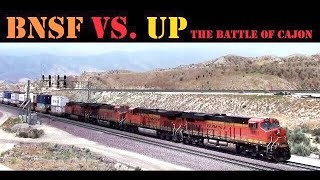 BNSF amp Union Pacific Trains  Cajon Pass  Fall 2017 [upl. by Kelda]