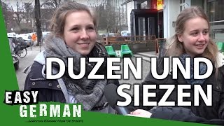 Duzen und Siezen  Easy German 133 [upl. by Llennoj]