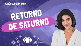 O que é o retorno de Saturno Período é de desafios e amadurecimento  Horóscopo na Band [upl. by Sebastiano]