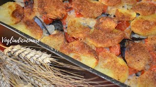 Riso patate e cozze  Ricetta tiella barese [upl. by Airdnahs]