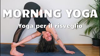 35 MIN YOGA PER IL RISVEGLIO yoga mattino  morning yoga I Alessia Buontempo [upl. by Kelwen]