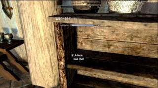 Skyrim Oghma Infinium Glitch  Patch 13 Bookshelf Method Works [upl. by Cherianne722]