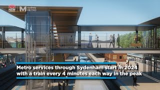 Sydney Metro Sydenham metro station nears completion [upl. by Anma]