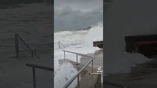 🌊 Images des submersions à Wimereux dans le PasdeCalais ce jeudi 📅 date  22082024 [upl. by Ardnekahs]