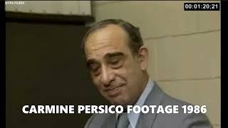 Carmine Persico Footage 1986 [upl. by Mcclenon]