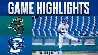 Creighton Baseball Highlights vs 13 Coastal Carolina 42324 [upl. by So]