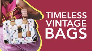 Top 8 Vintage Designer Bags That Never Go Out of Style [upl. by Eillil695]