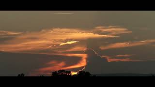 A Convective Bomb Cloud Colors This Sunset [upl. by Schaab]