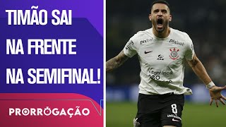 RENATO AUGUSTO DECIDE E CORINTHIANS ABRE VANTAGEM NA SEMI DA COPA DO BRASIL  PRORROGAÇÃO [upl. by Harvey889]