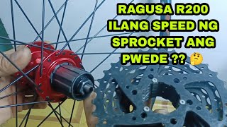 RAGUSA R200 HUB CASSETTE COMPATIBLE SPROCKET [upl. by Enitsenre319]