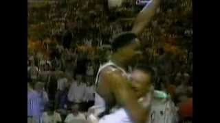 1996 NBA finals intro Supersonics vs Bulls  NBA on NBC [upl. by Nanon]