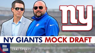 NFL Draft EXPERT Predicts Giants Select  In 2024 NFL Draft  Latest New York Giants Mock Draft [upl. by Filler]