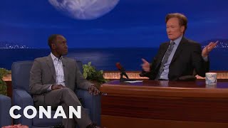 Don Cheadle Is A Proud Graduate Of Waiter School  CONAN on TBS [upl. by Stevena]