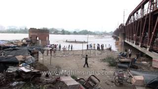 The oldest bridge over the Yamuna in Delhi  Yamuna Railway Bridge [upl. by Adniuqal982]