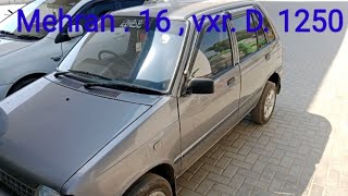 Mehran 2016 model totel genven vxr lahore no ddemand 1250000 mahermotorsargodha [upl. by Minnnie]