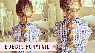 Bubble Ponytail by SweetHearts Hair [upl. by Parlin]