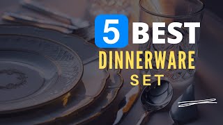 ⭕ Top 5 Best Dinnerware Set 2024 Review and Guide [upl. by Witkin]