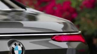 BMW i8 Frozen Grey and BMW Vision Future Luxury Concept at 2014 Pebble Beach [upl. by Ydnir68]