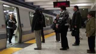 PittsburgBay Point Train Arriving at Civic CenterUN Plaza BART HD [upl. by Mandel]