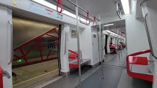 佛山地鐵2號線往南莊地下段行車片段 Foshan Metro Line 2to Nanzhuang [upl. by Alice544]